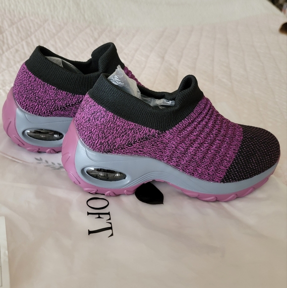 New Hypersoft Sneaker Purple Size 5.5 - Picture 3 of 7